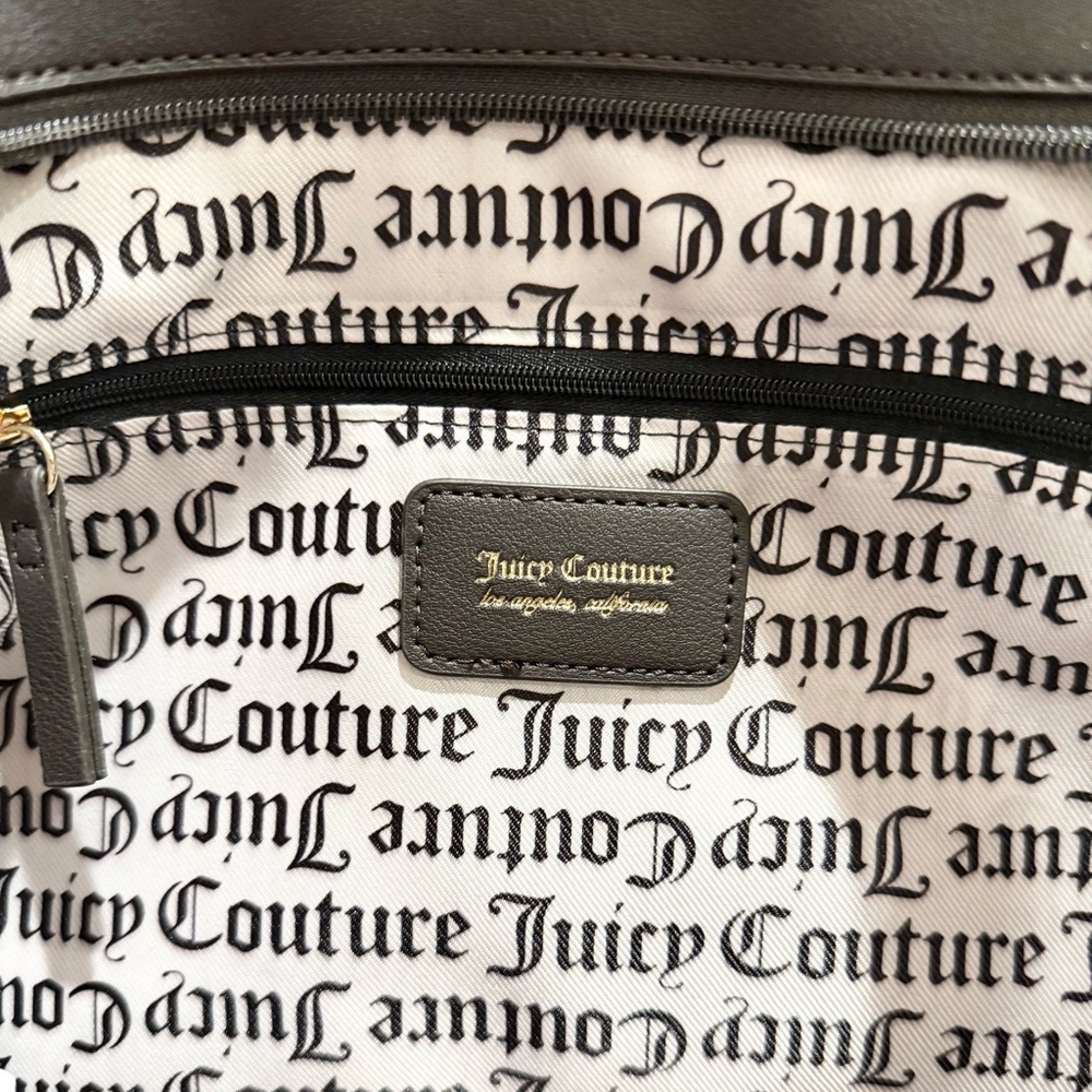 👑🤎 Juicy Couture Juicy for All Velour Leopard Print Tote Bag & Wristlet Set - Picture 12 of 17